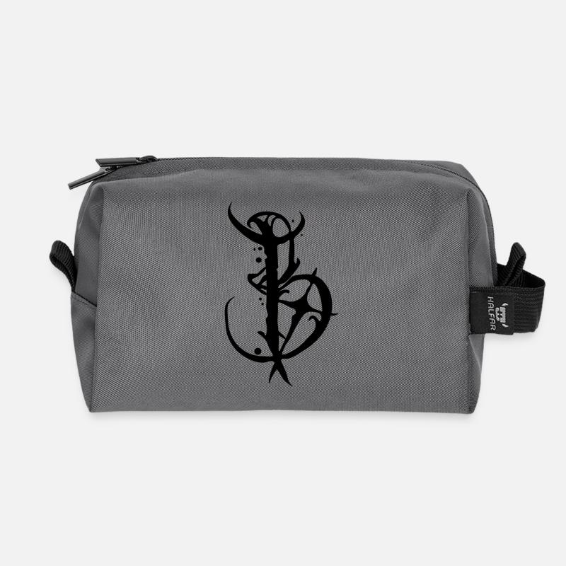 B - Recycelte Kulturtasche - Anthrazit
