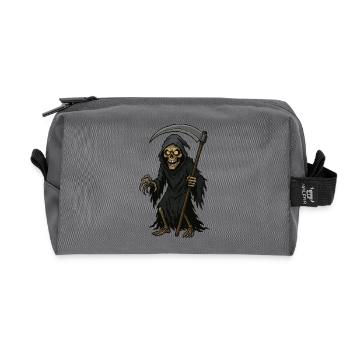 La Faucheuse avec faux - Trousse de toilette en tissu recyclé - anthracite - Devant