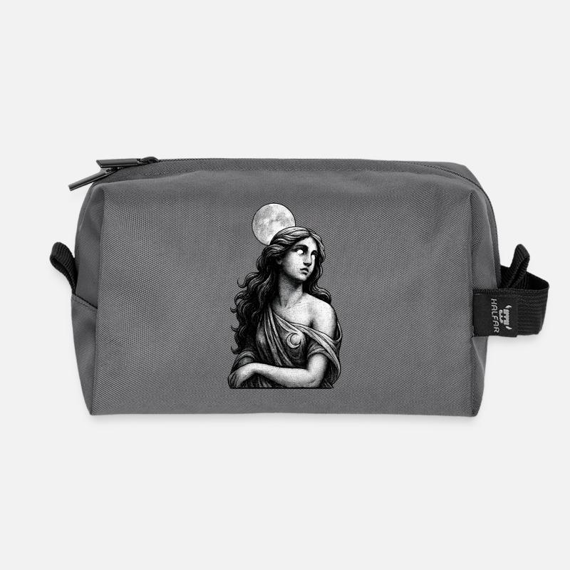 Luna Halo - Recycelte Kulturtasche - Anthrazit