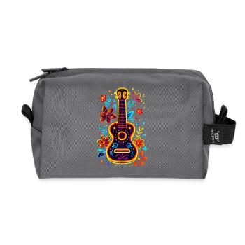 90er Jahre Ukulele - Recycelte Kulturtasche - Anthrazit - Vorne