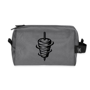 Döner Dönerspieß - Recycelte Kulturtasche - Anthrazit - Vorne