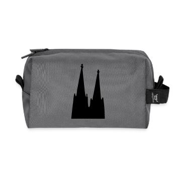 Der Kölner Dom zu Köln - Recycelte Kulturtasche - Anthrazit - Vorne