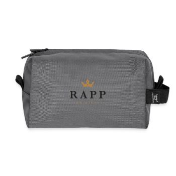 Rapp Original Familienlogo - Recycelte Kulturtasche - Anthrazit - Vorne