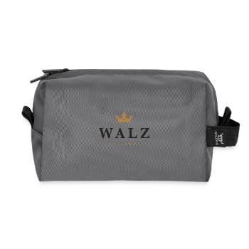 Walz Original Familienlogo - Recycelte Kulturtasche - Anthrazit - Vorne