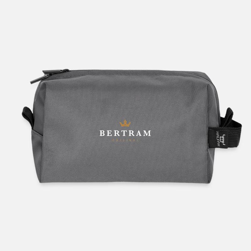 Bertram Original Familienlogo - Recycelte Kulturtasche - Anthrazit