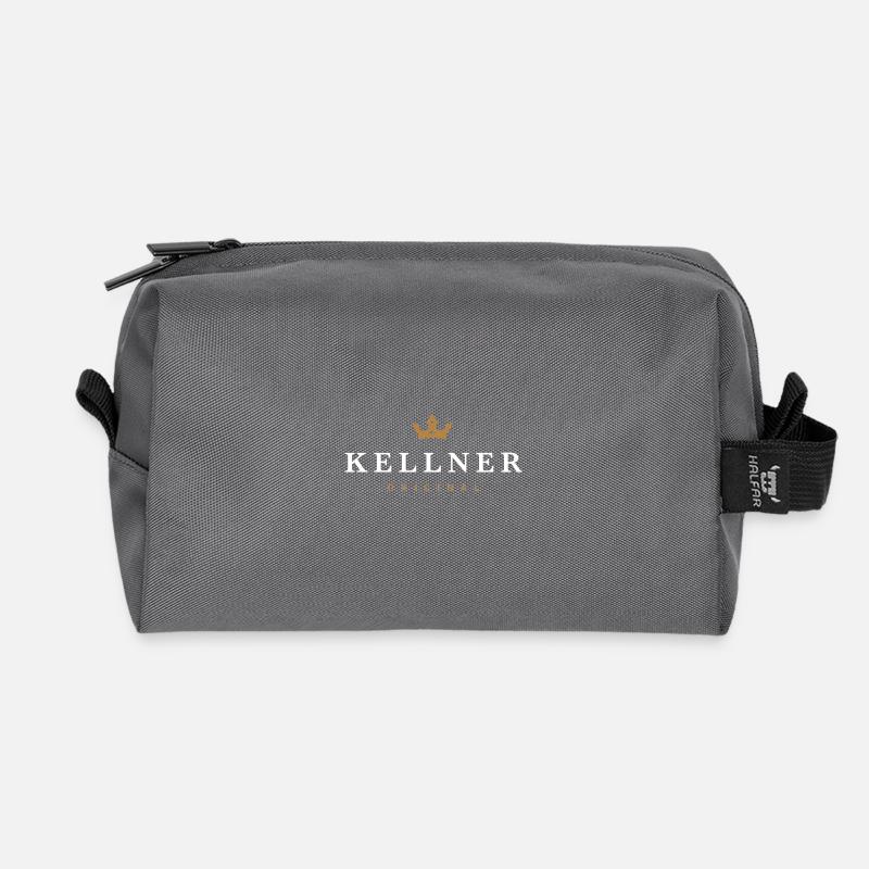 Kellner Original Familienlogo - Recycelte Kulturtasche - Anthrazit