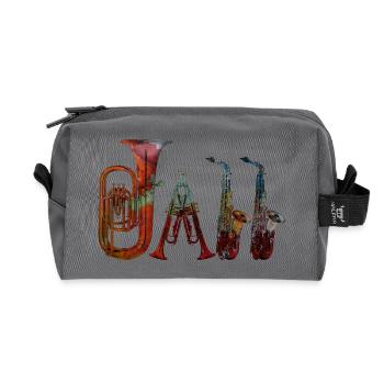 Jazz - Recycelte Kulturtasche - Anthrazit - Vorne