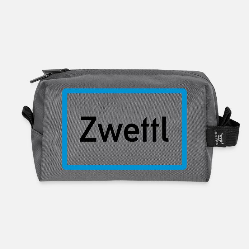 Zwettl - Recycelte Kulturtasche - Anthrazit