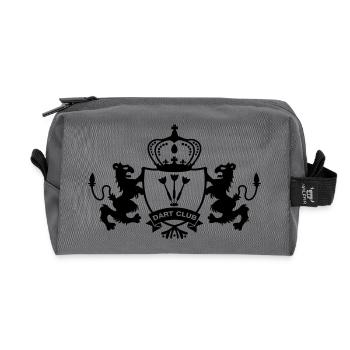 royal_wappen_dart_club - Recycelte Kulturtasche - Anthrazit - Vorne