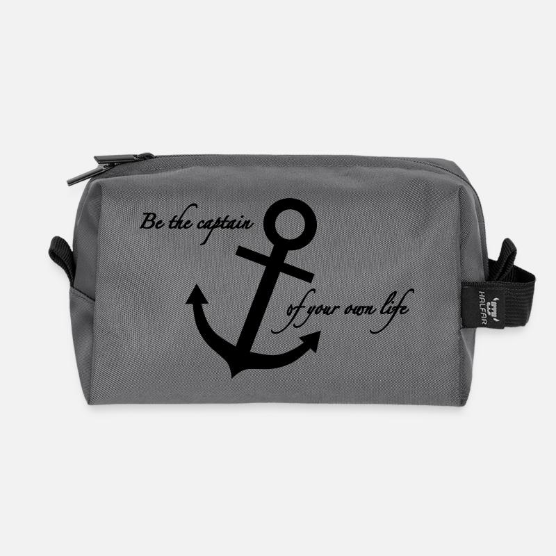 Ancor of life - Recycelte Kulturtasche - Anthrazit