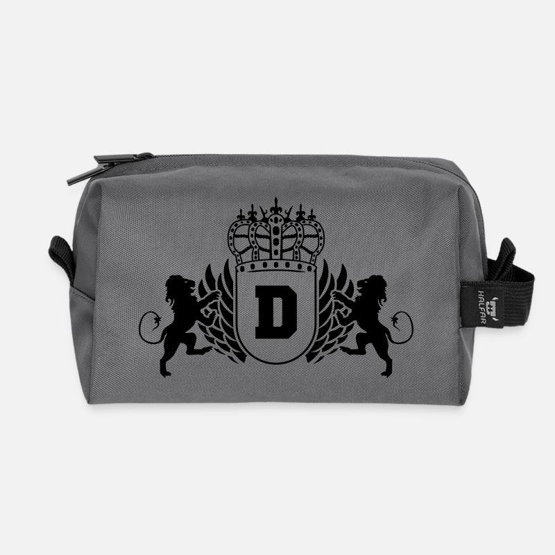 d - Recycelte Kulturtasche - Anthrazit