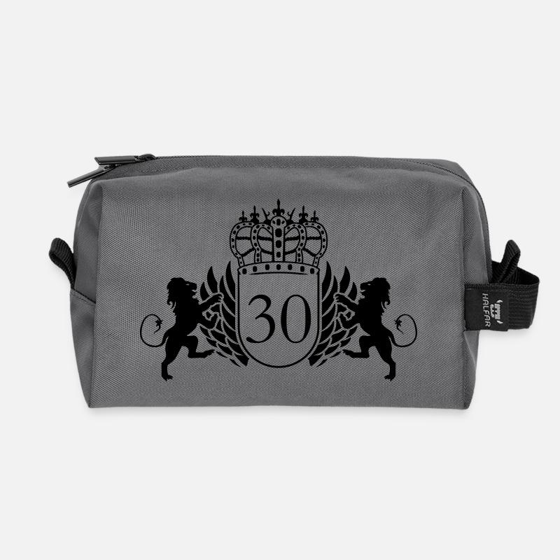 30 - Recycelte Kulturtasche - Anthrazit