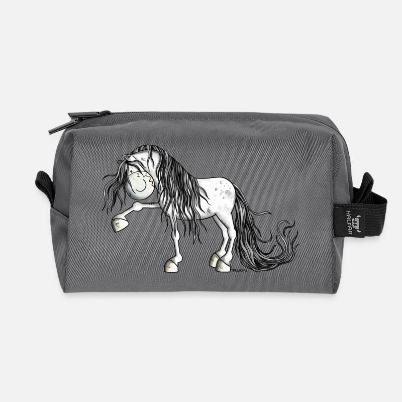 Lustiger Andalusier - Recycelte Kulturtasche - Anthrazit