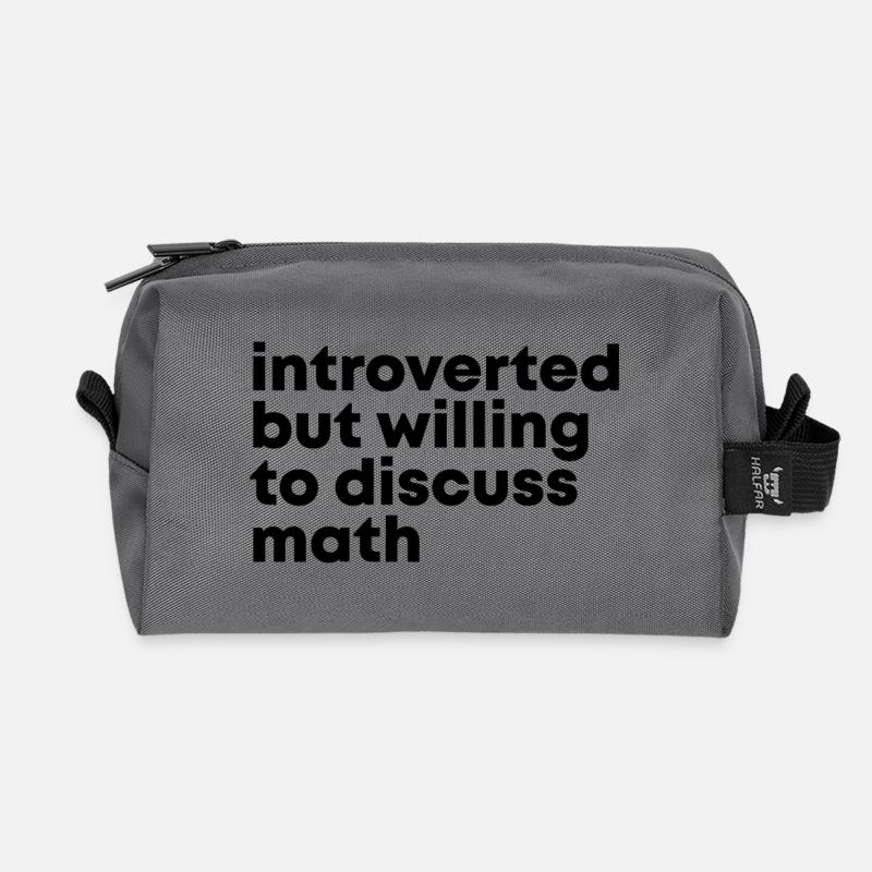 Mathe - Recycelte Kulturtasche - Anthrazit