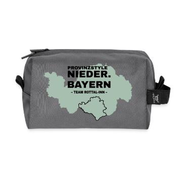 Niederbayern | ROTTAL-INN - Recycelte Kulturtasche - Anthrazit - Vorne