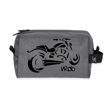 hd vrod - Recycelte Kulturtasche - Anthrazit - Vorne