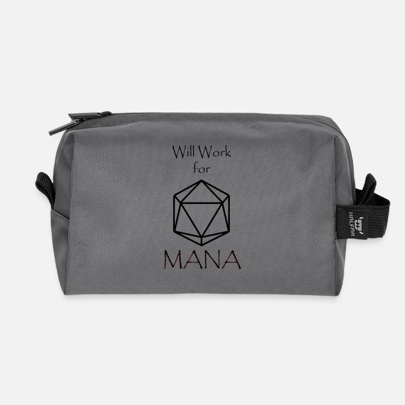 Mana - Recycelte Kulturtasche - Anthrazit