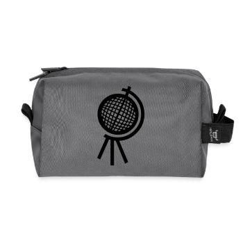 Globus - Recycelte Kulturtasche - Anthrazit - Vorne