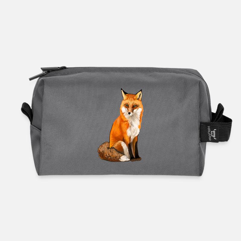 Fuchs - Recycelte Kulturtasche - Anthrazit