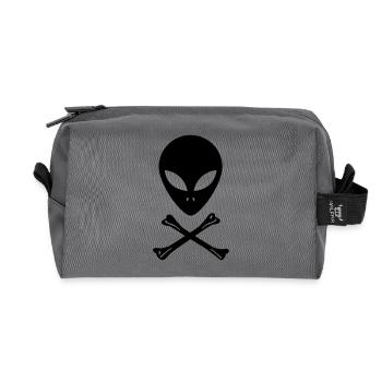 alien - Recycelte Kulturtasche - Anthrazit - Vorne
