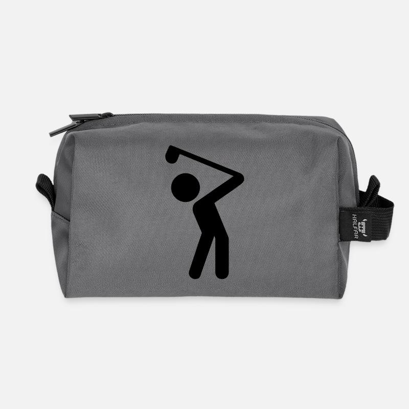 Golf - Recycelte Kulturtasche - Anthrazit