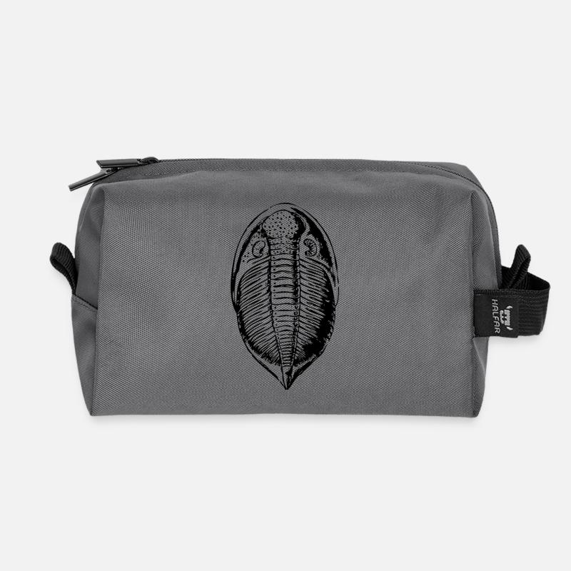 Fossil - Recycelte Kulturtasche - Anthrazit