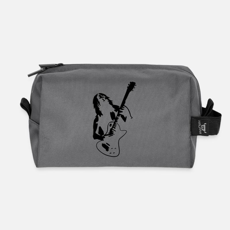 Hard Rock Musik Tribal - Recycelte Kulturtasche - Anthrazit