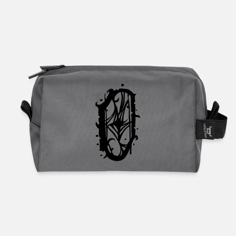 O - Recycled Toiletry Zip Bag - anthracite