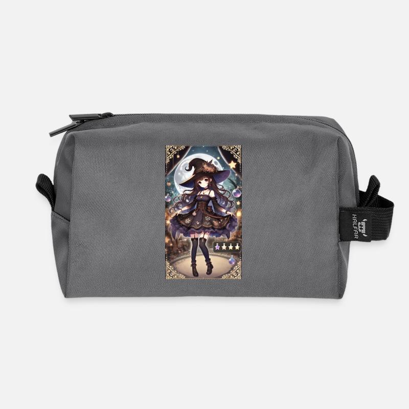 witch - Recycelte Kulturtasche - Anthrazit