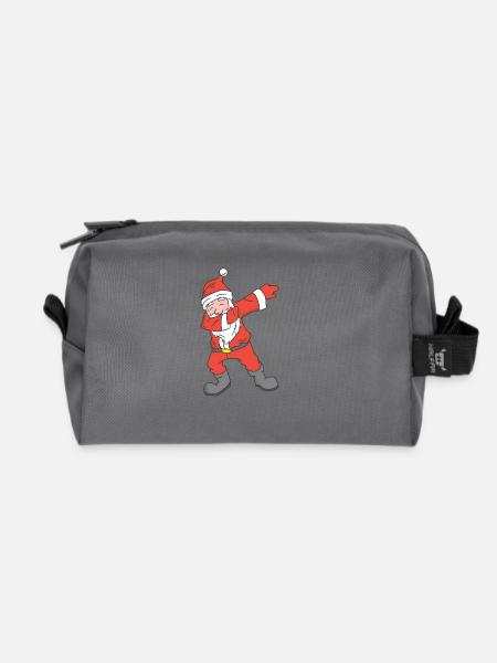Weihnachtsmann Weihnachten Dabbing Dab - Recycelte Kulturtasche - Anthrazit