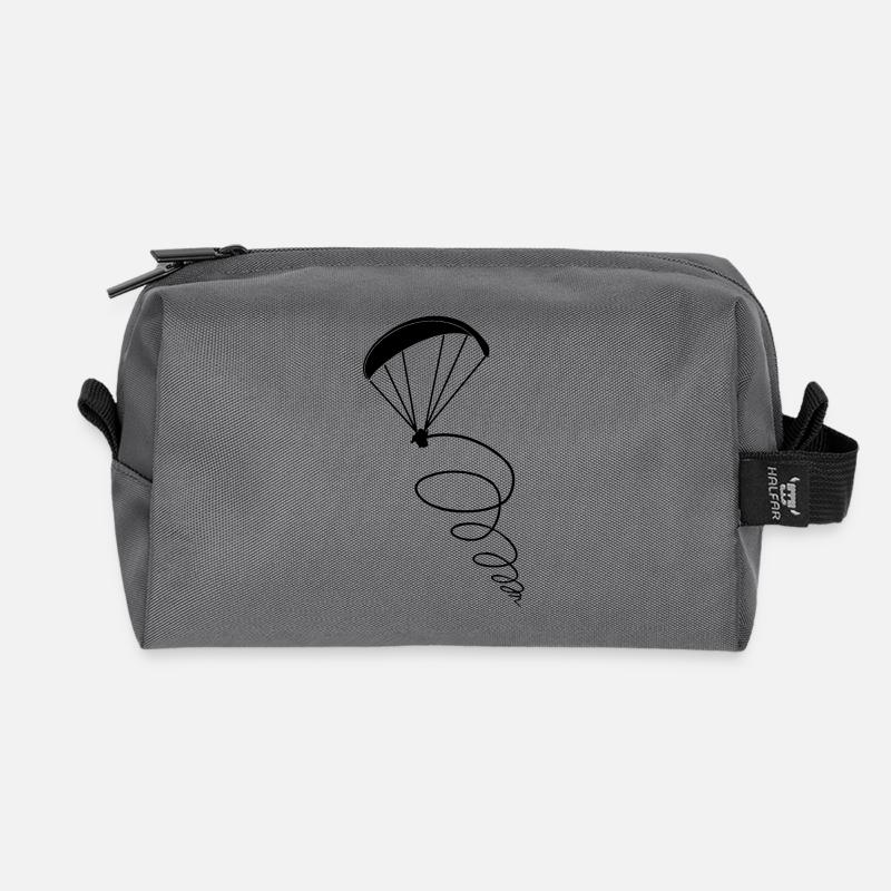 thermik paragliding - Trousse de toilette en tissu recyclé - anthracite
