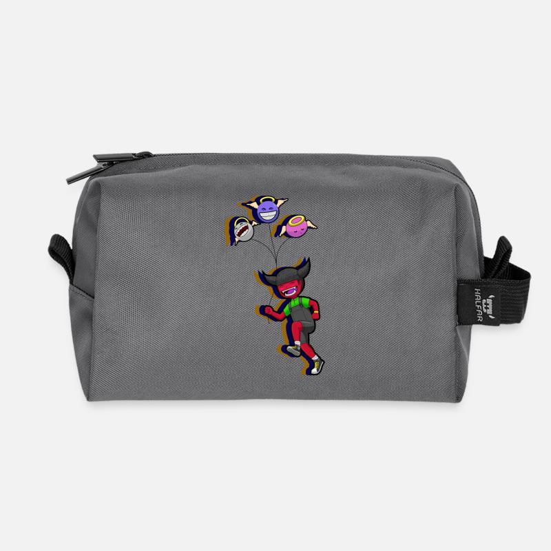 Devil_girl - Recycelte Kulturtasche - Anthrazit
