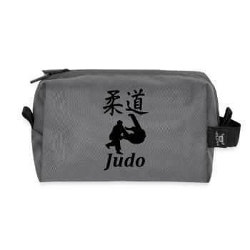 Sport Judo - Recycled Toiletry Zip Bag - anthracite - Front