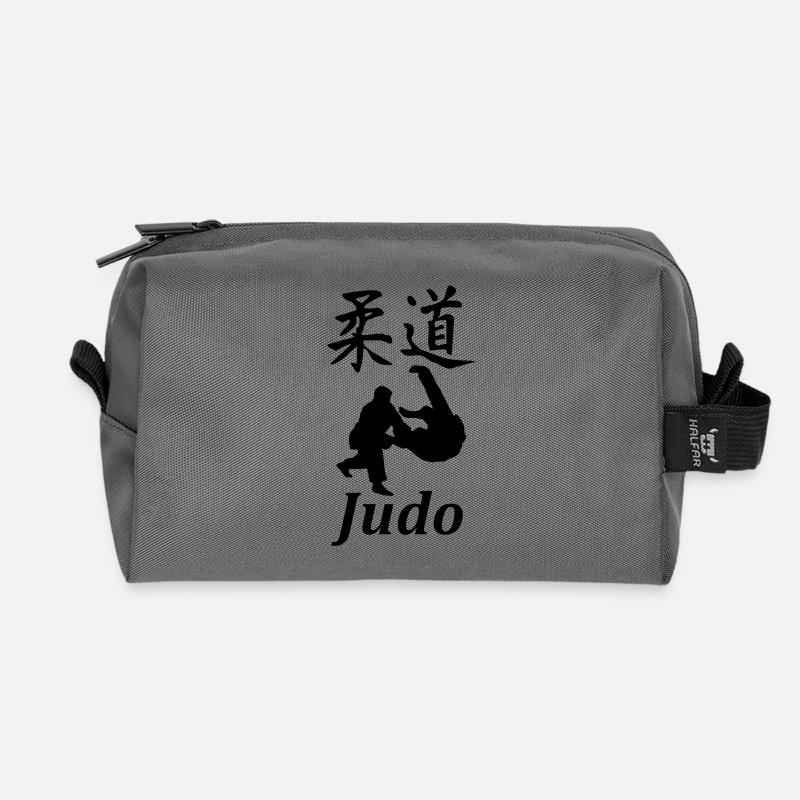 Sport Judo - Recycelte Kulturtasche - Anthrazit