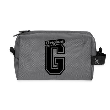 original_g_f1 - Recycelte Kulturtasche - Anthrazit - Vorne