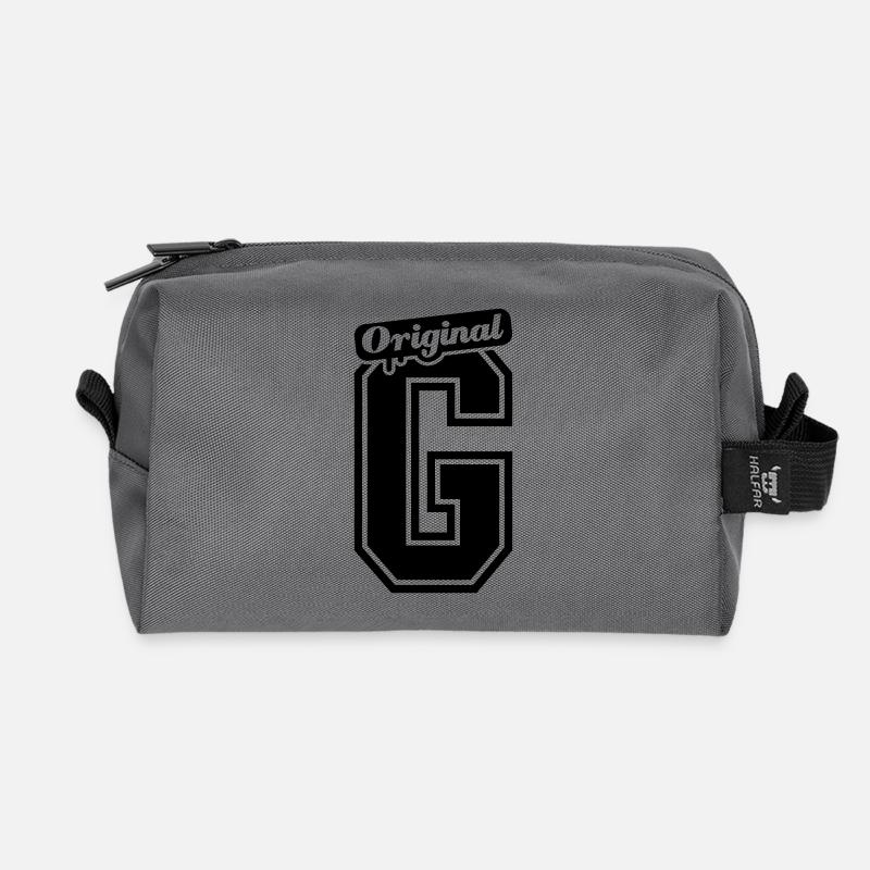 original_g_f1 - Recycelte Kulturtasche - Anthrazit