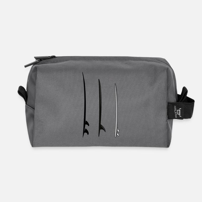 surfbords - Recycelte Kulturtasche - Anthrazit