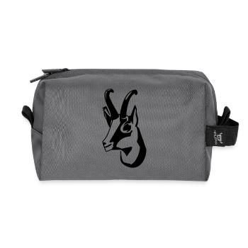 Gams - Trousse de toilette en tissu recyclé - anthracite - Devant