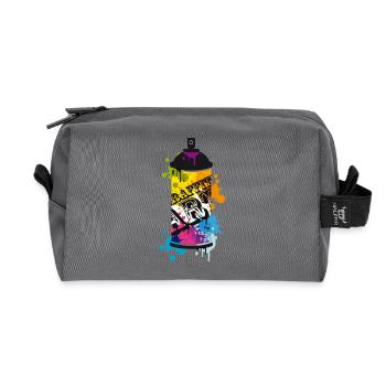 Spraydosen Graffiti - Recycelte Kulturtasche - Anthrazit - Vorne