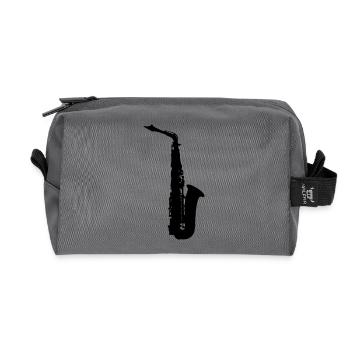 Saxophon - Recycelte Kulturtasche - Anthrazit - Vorne