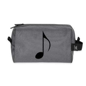 Sheet Music Instrument - Trousse de toilette en tissu recyclé - anthracite - Devant