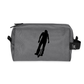 Monoroue - Trousse de toilette en tissu recyclé - anthracite - Devant
