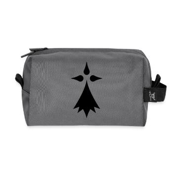 hermine02 - Recycelte Kulturtasche - Anthrazit - Vorne