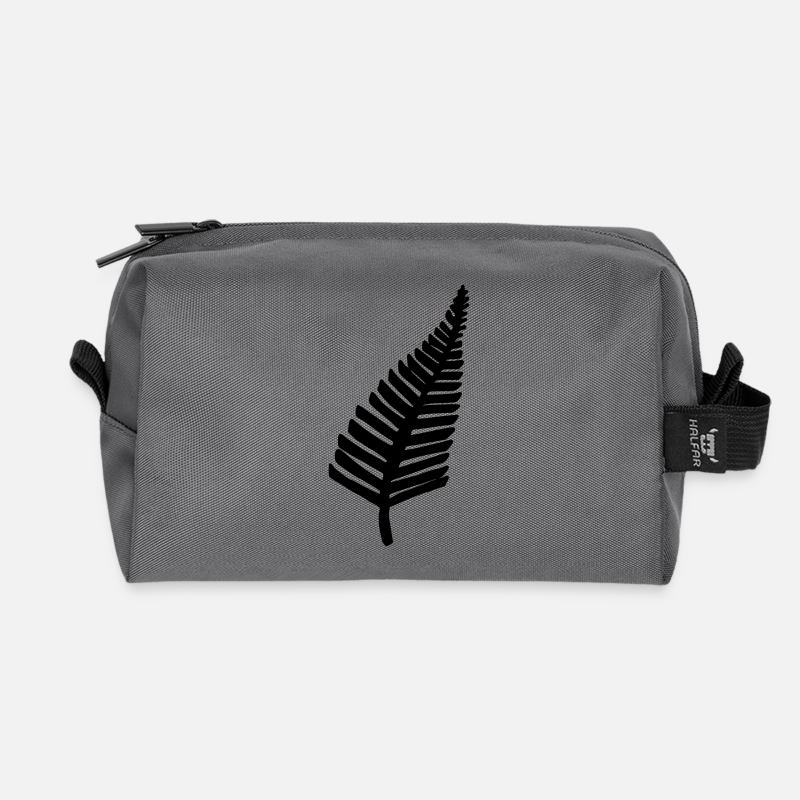 Fern - Recycled Toiletry Zip Bag - anthracite