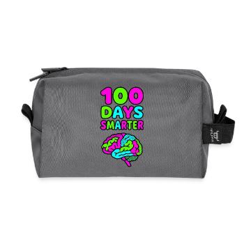 100 jours plus intelligents - Trousse de toilette en tissu recyclé - anthracite - Devant