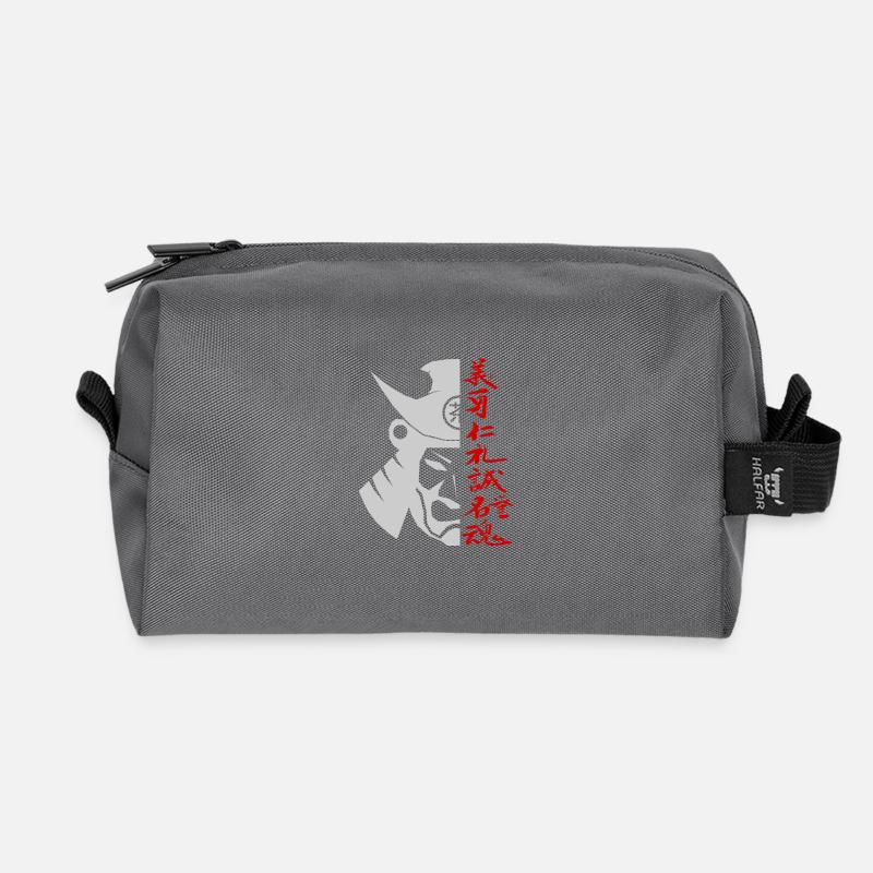 Samurai - Recycelte Kulturtasche - Anthrazit