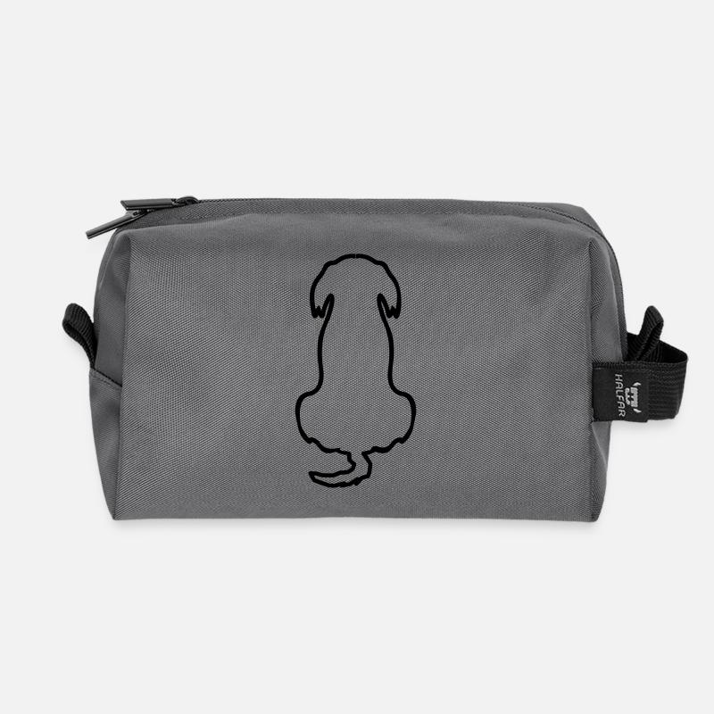 Bester Freund - Recycelte Kulturtasche - Anthrazit
