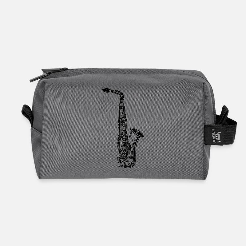 Saxophone - Recycelte Kulturtasche - Anthrazit
