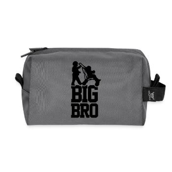 Big Bro - Recycelte Kulturtasche - Anthrazit - Vorne