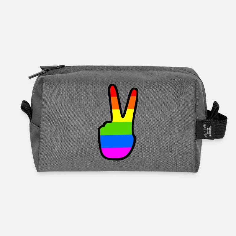Lgbtq - Recycelte Kulturtasche - Anthrazit